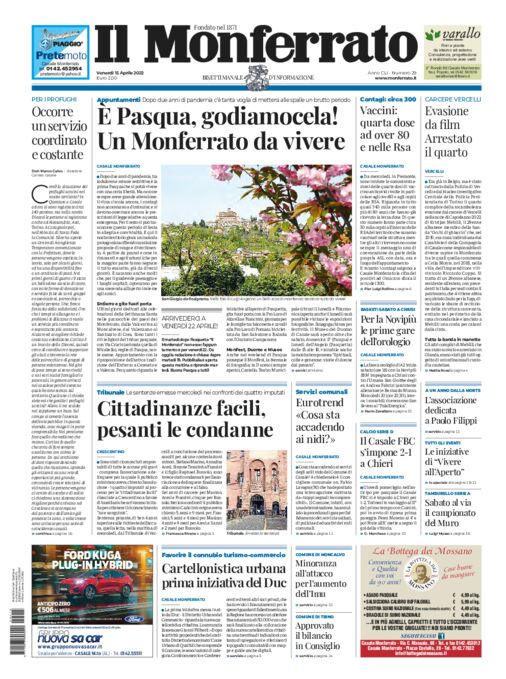 Il Monferrato - Edizione 29 del 15/04/2022